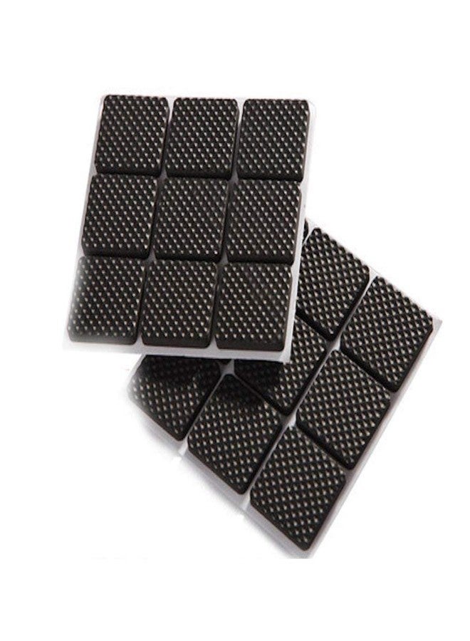 KPS وسادة مربعة لحماية الأثاث من كي بي إس | وسادة مانعة للانزلاق ومقاومة للخدش | واقي أرضي عازل للصوت للأرجل | وسادة مطاطية للطاولة/الأريكة (مجموعة من 32 قطعة، متعددة الألوان) - Image 1